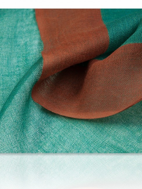 Палантин Унисекс W-BORDE/GREEN.RUST